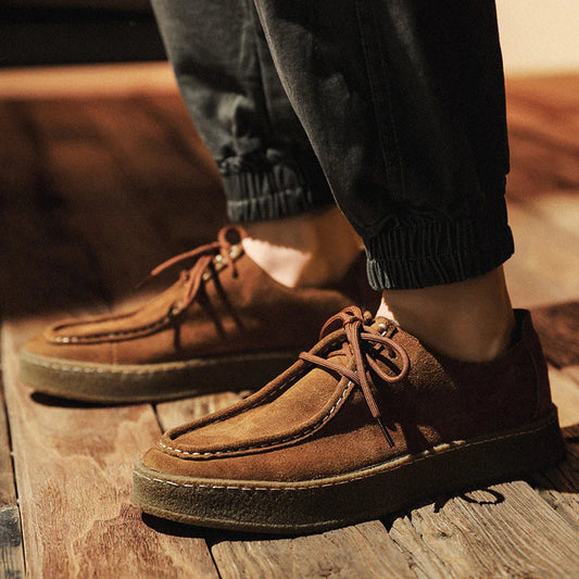 Jason | Men’s Suede Lace Up Casual Shoes