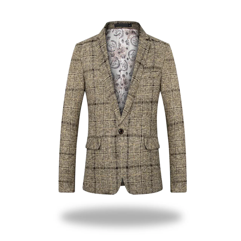 Stellan | Men’s Premium Modern Check Tailored Jacket