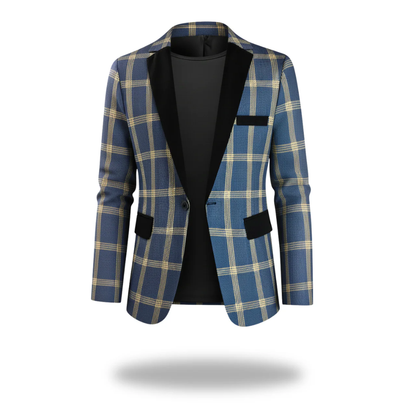 Sullivan | Men’s Sharp Plaid Tailored Blazer