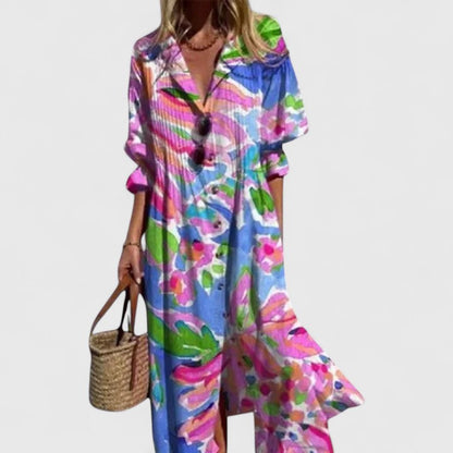 Hazel | Women’s Boho Midi Dress
