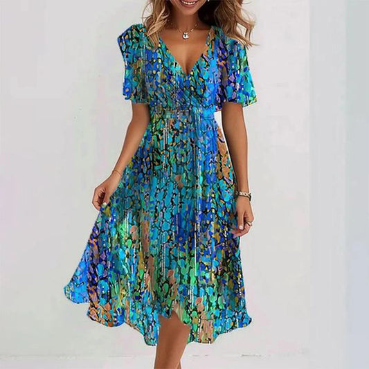 Paisley | Women’s Vibrant Midi Dress