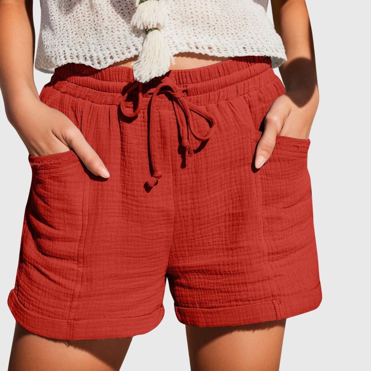 Juniper | Women’s Elegant Drawstring Summer Shorts