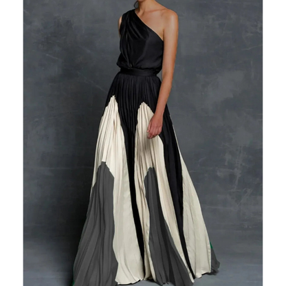 Giselle | Women’s Artistic One Shoulder Maxi Dress