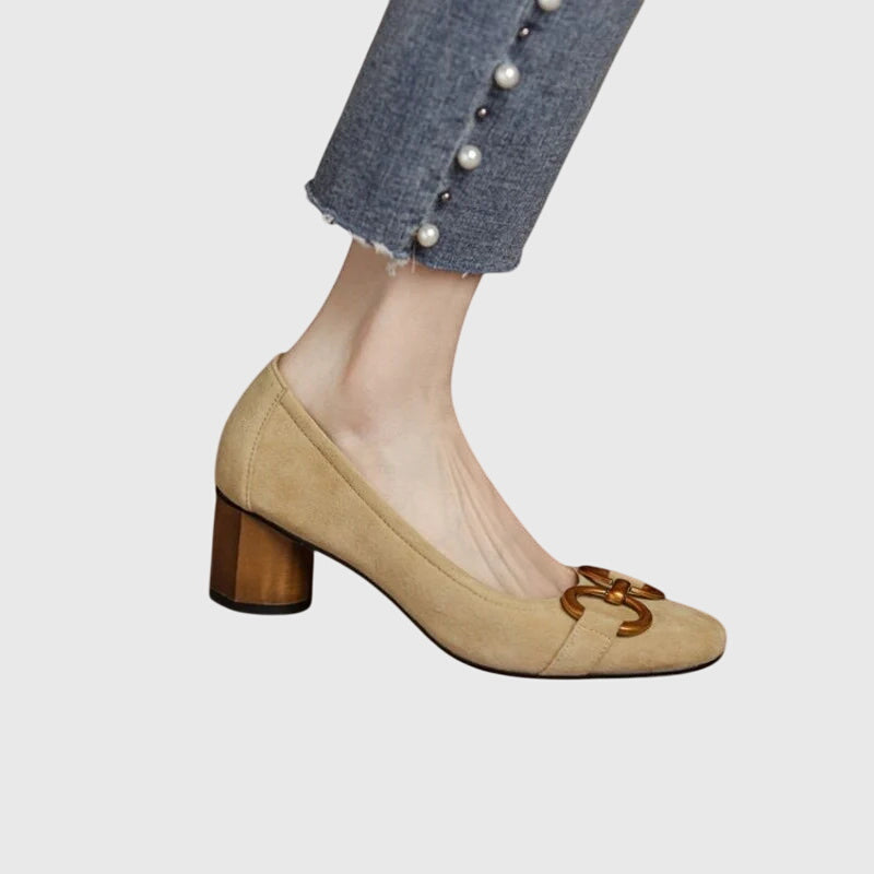 Liora | Women’s Stylish Block Heel Pumps