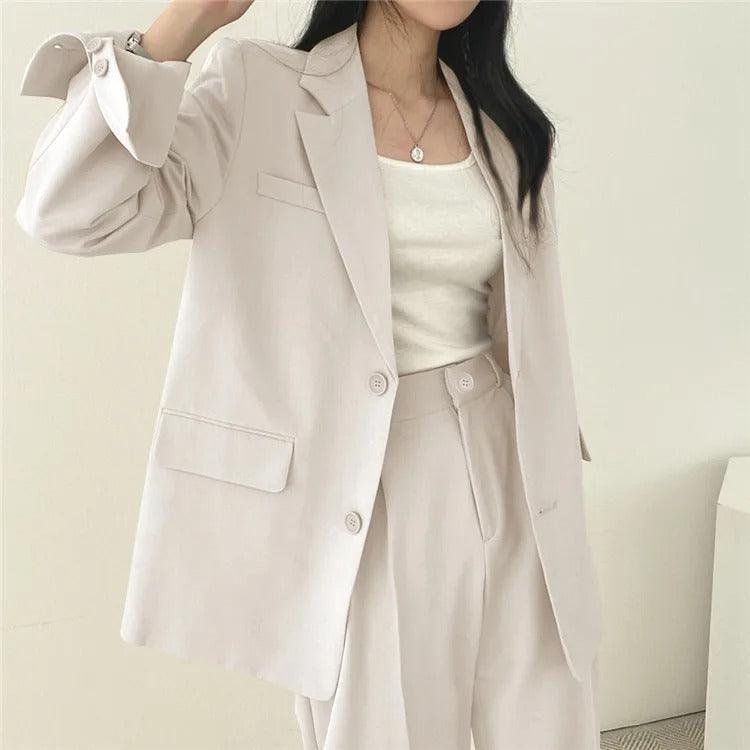 Maris | Women’s Tailored Suit Set with Long Blazer
