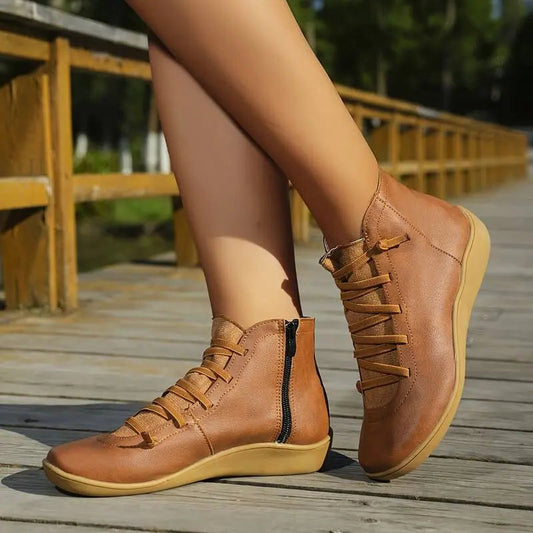 Brielle | Women’s Lightweight Lace-Up Daily Boots