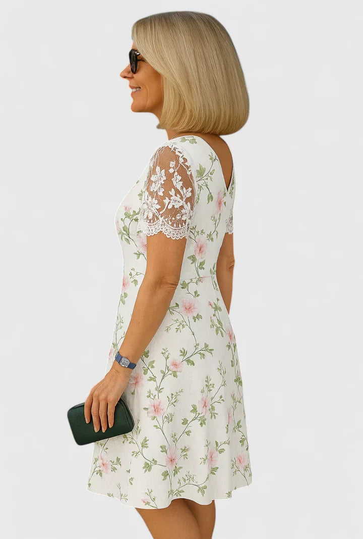 Maren | Women’s Elegant Floral Midi Dress