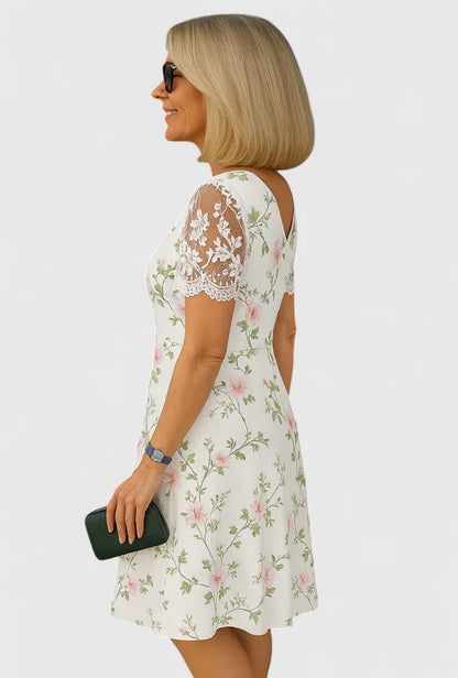 Maren | Women’s Elegant Floral Midi Dress