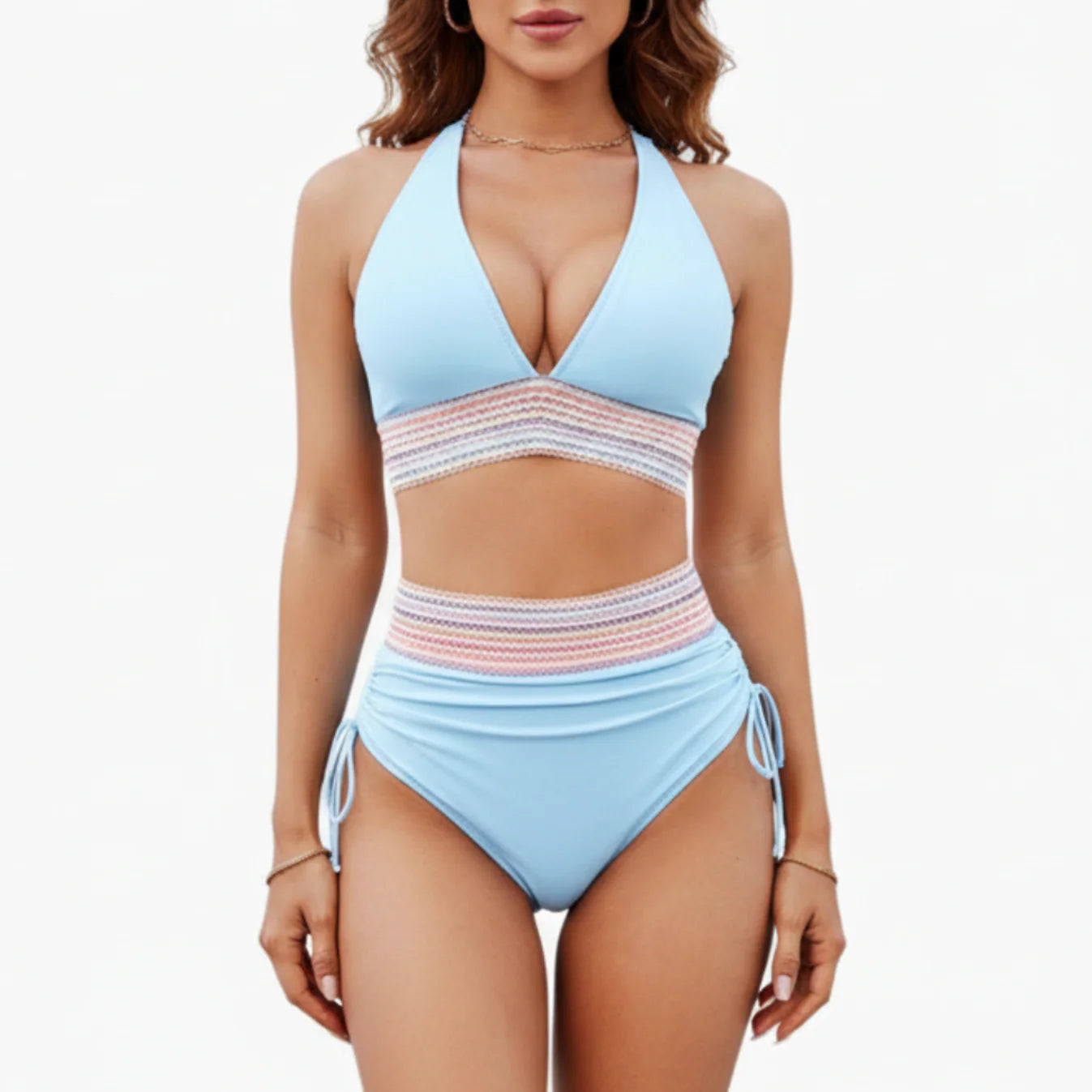 Kendall | Women’s Two-Piece Swimsuit Set with Triangle Top