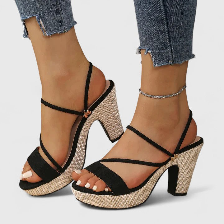 Veda | Women’s Sophisticated Strappy Platform Heels