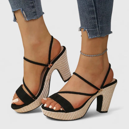 Veda | Women’s Sophisticated Strappy Platform Heels