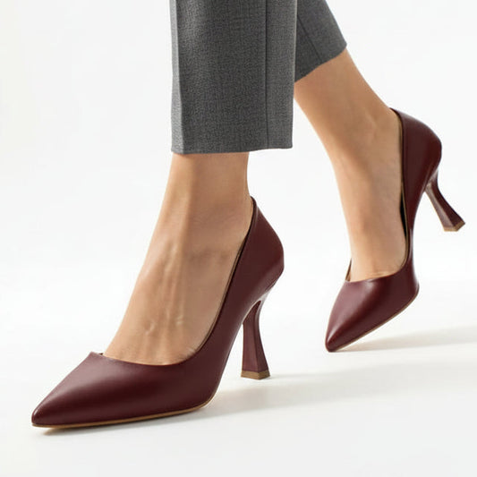 Waverly | Women’s Pointed Toe Kitten Heel Pumps