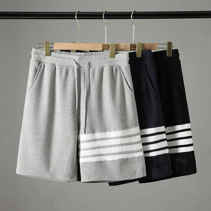 Landon | Men’s Stripe Drawstring Shorts