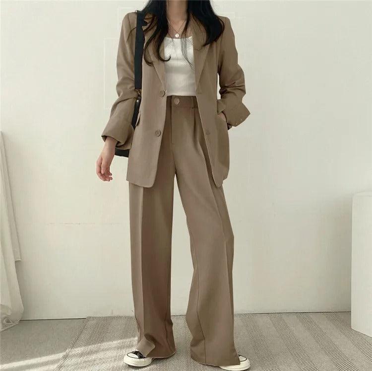 Maris | Women’s Tailored Suit Set with Long Blazer