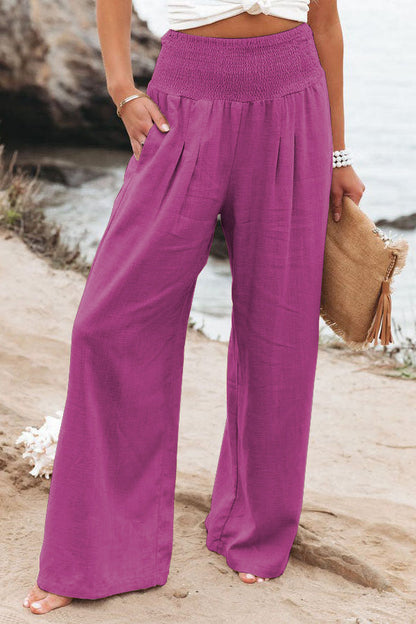 Sienna | Women’s High Waist Wide Leg Trousers