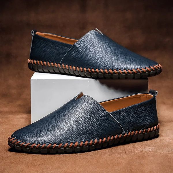 Peter | Men’s Hand Stitch Slip On Loafers