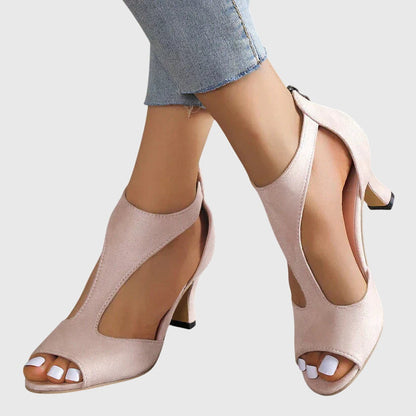 Soraya | Women’s Spring Cutout Open Toe Heels