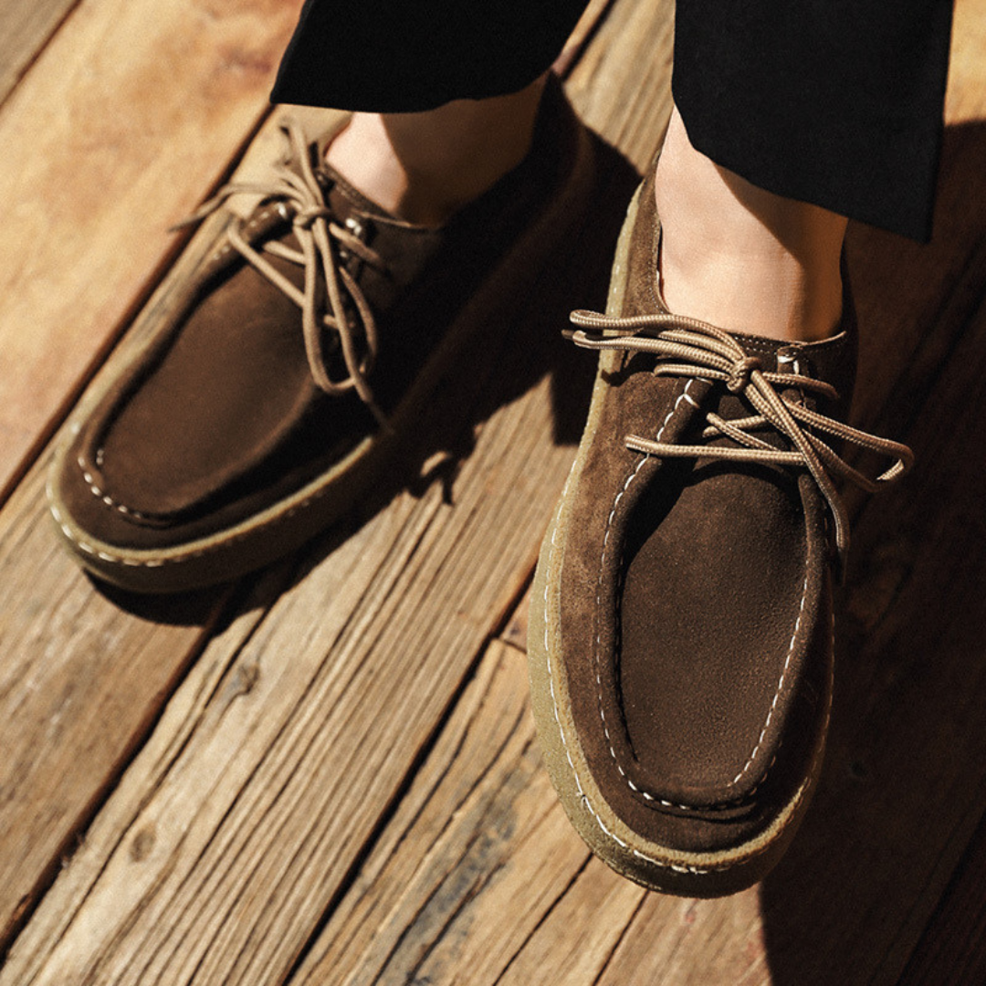 Jason | Men’s Suede Lace Up Casual Shoes