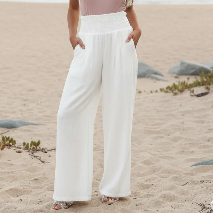 Sienna | Women’s High Waist Wide Leg Trousers