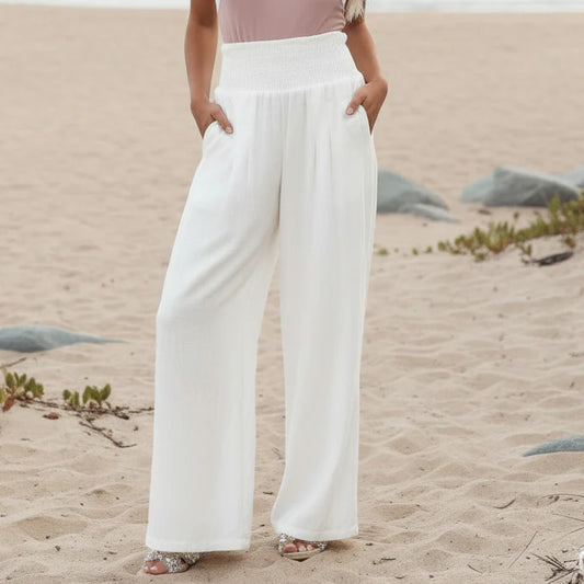 Sienna | Women’s High Waist Wide Leg Trousers