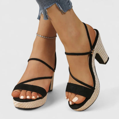 Veda | Women’s Sophisticated Strappy Platform Heels