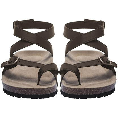 Josie | Women’s Spring Casual Flat Strap Sandals