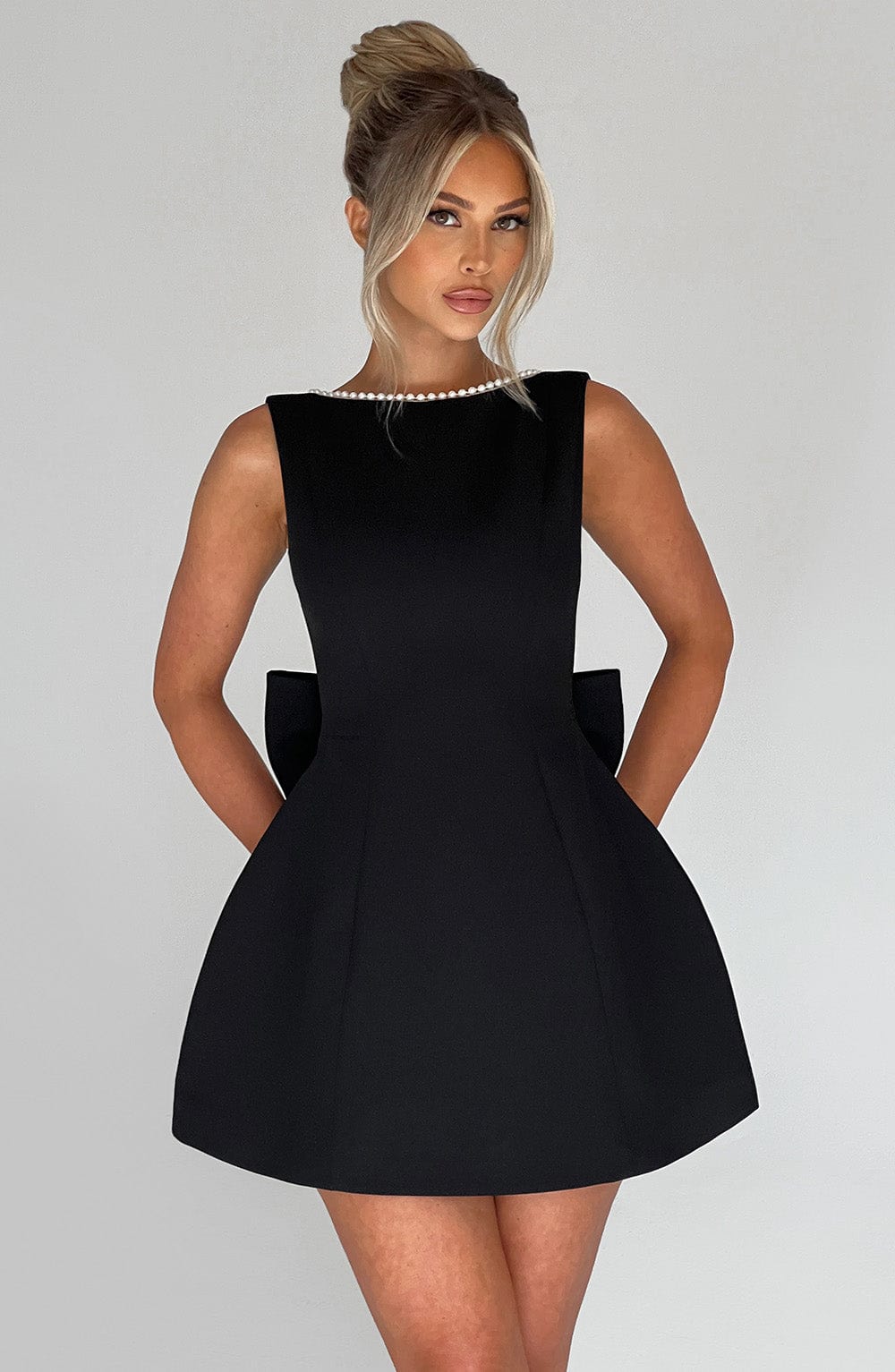 Mallory | Women’s Wedding Guest Structured Mini Dress
