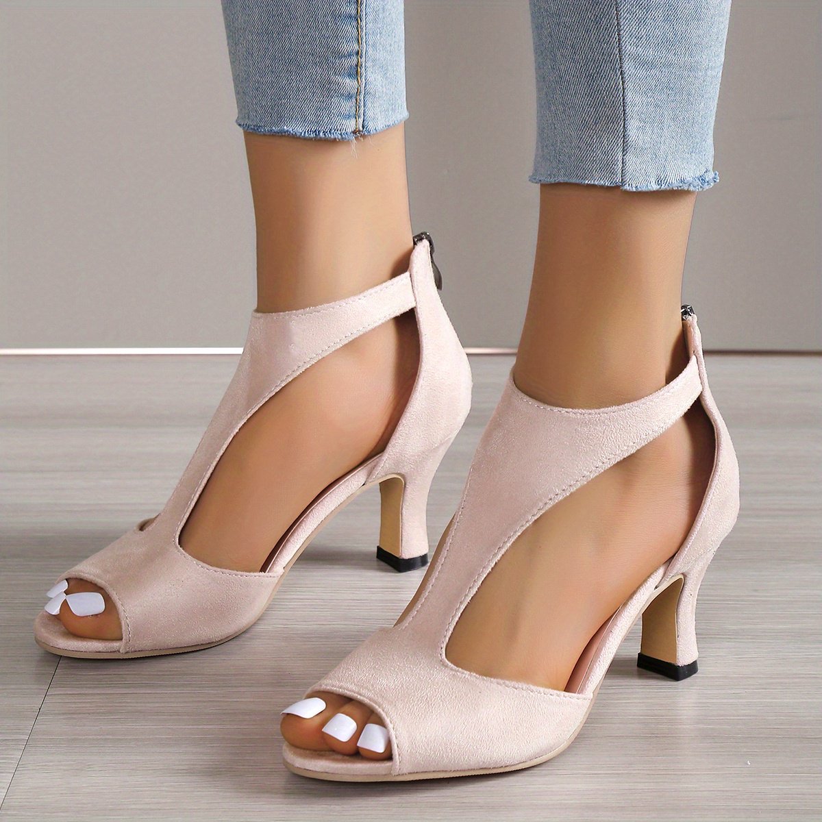 Soraya | Women’s Spring Cutout Open Toe Heels