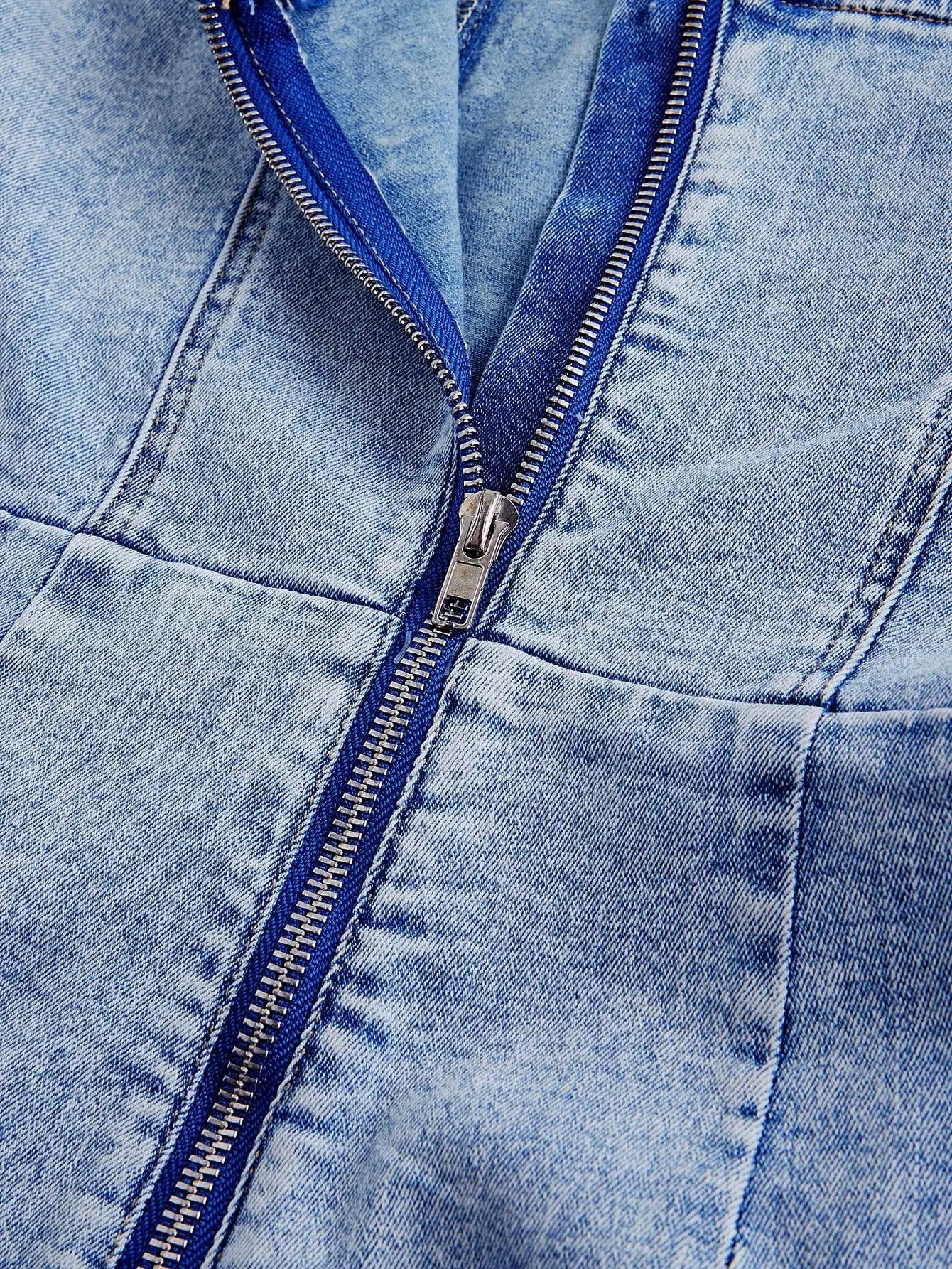 Kenzie | Women’s Strapless Denim Romper