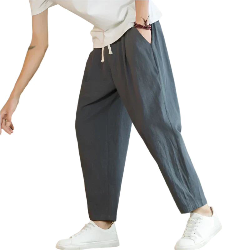 Raymark | Men’s Relaxed Fit Cotton Trousers