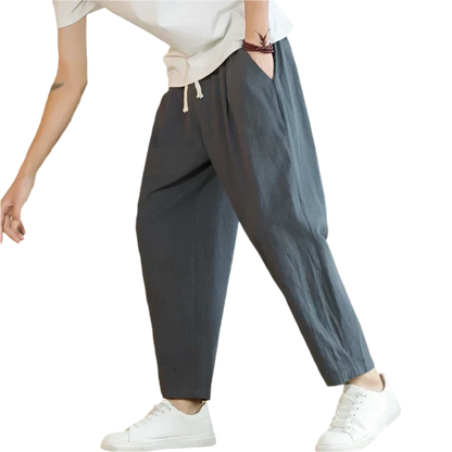 Raymark | Men’s Relaxed Fit Cotton Trousers