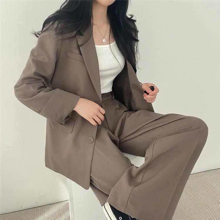 Maris | Women’s Tailored Suit Set with Long Blazer