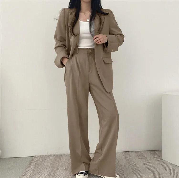 Maris | Women’s Tailored Suit Set with Long Blazer