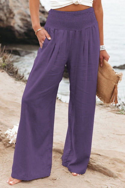 Sienna | Women’s High Waist Wide Leg Trousers