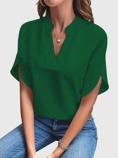 Madison | Women’s Soft Elegant V-Neck Blouse