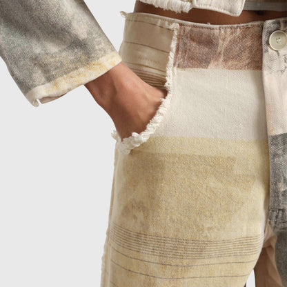 Kara | Women’s Wide Leg Printed Trousers