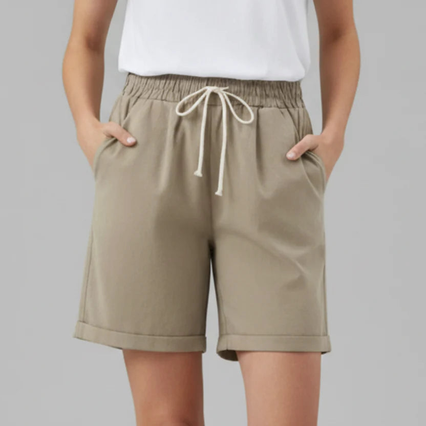 Waverly | Women’s Drawstring Waist Shorts with Pockets