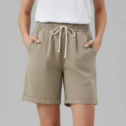 Waverly | Women’s Drawstring Waist Shorts with Pockets