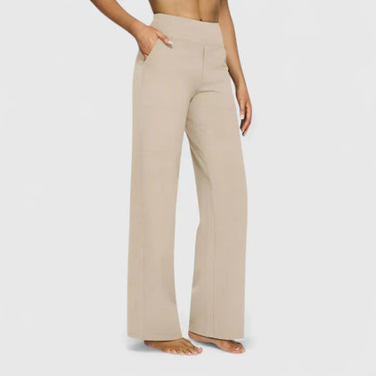 Adeline | Women’s High-Waist Wide-Leg Tailored Trousers
