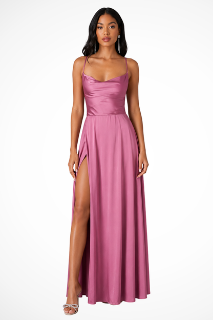 Aubrielle | Women’s Cowl Neck Maxi Dress