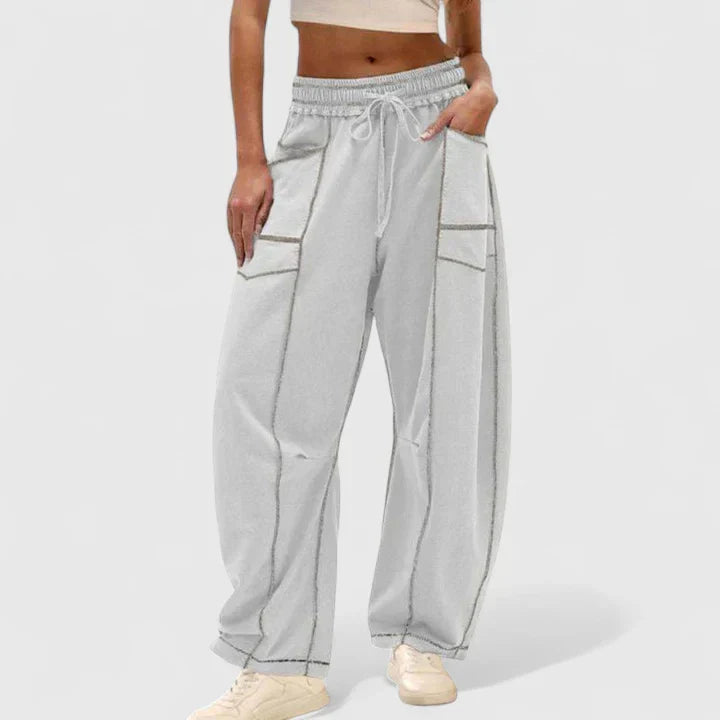 Sable | Women’s Comfortable Drawstring Wide Leg Trousers