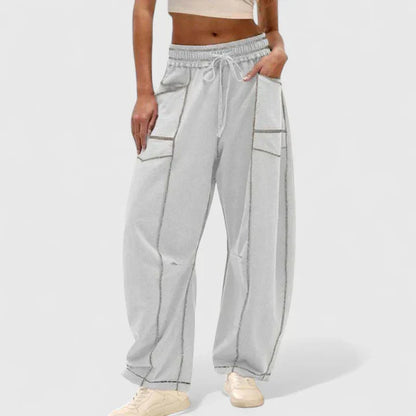 Sable | Women’s Comfortable Drawstring Wide Leg Trousers