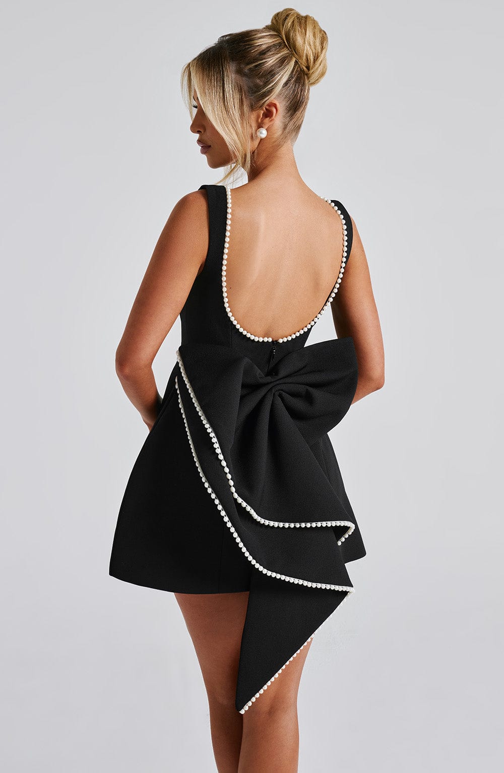 Mallory | Women’s Wedding Guest Structured Mini Dress