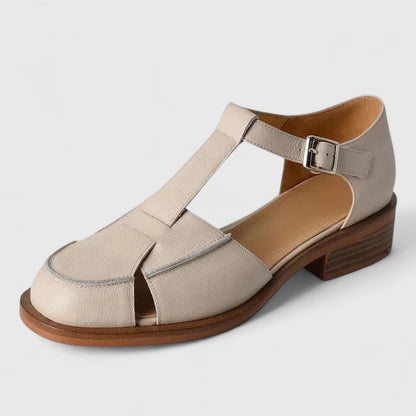 Janice | Women’s Buckle Strap Closed Toe Sandals