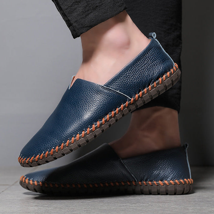 Peter | Men’s Hand Stitch Slip On Loafers