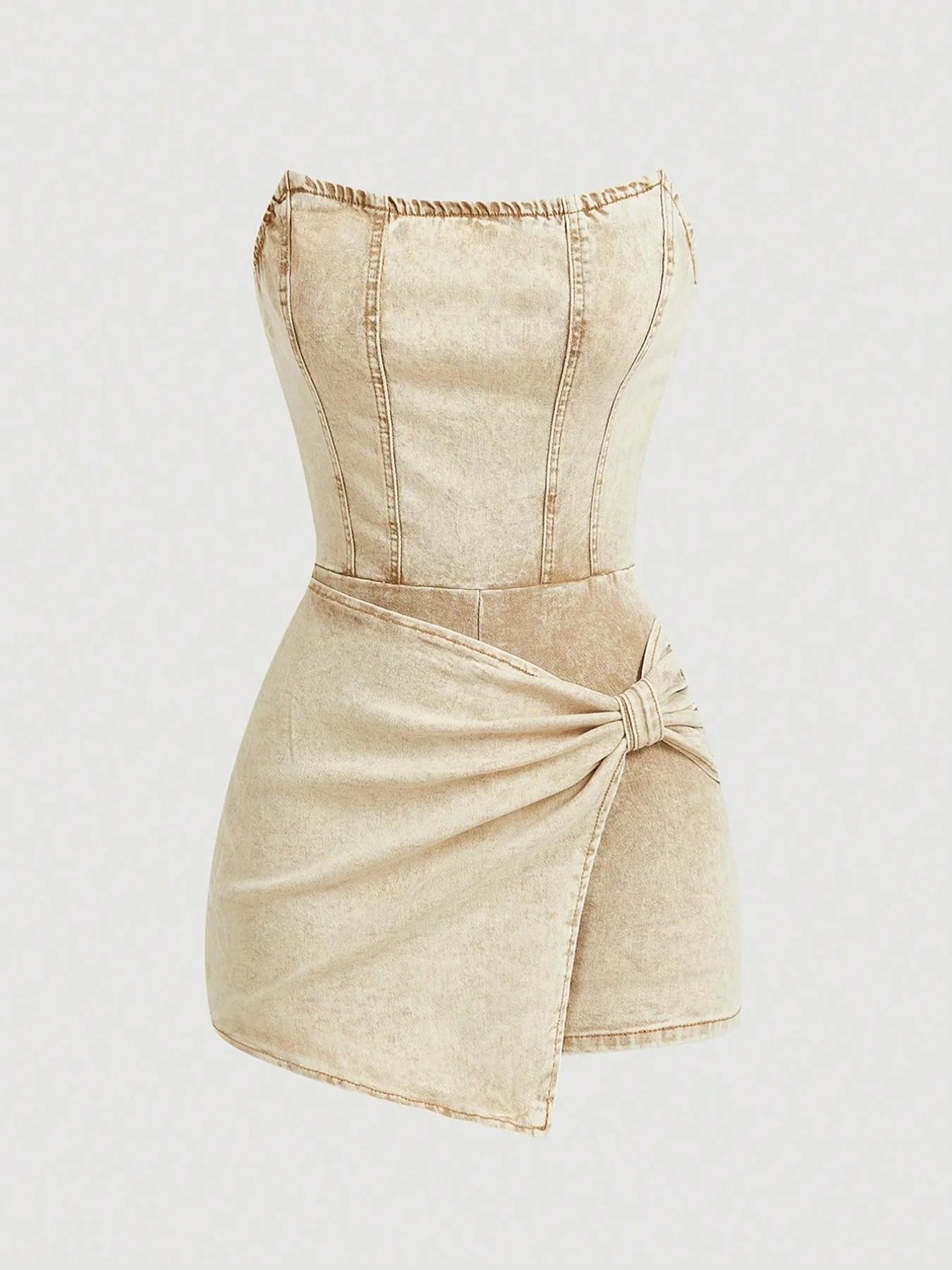Kenzie | Women’s Strapless Denim Romper