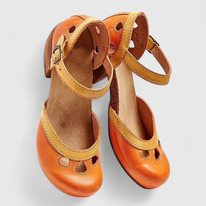 Aubriella | Women’s Orthopedic Colorblock Cutout Sandals