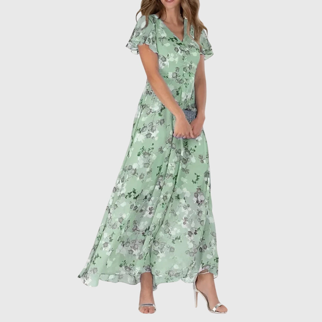 Rosalie | Women’s Ruffle Maxi Dress