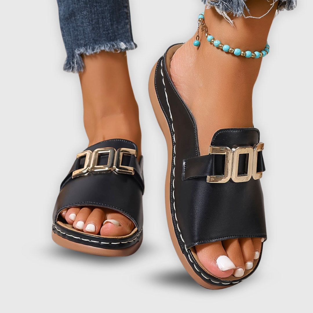 Cleo | Women’s Spring Platform Slip-On Sandals
