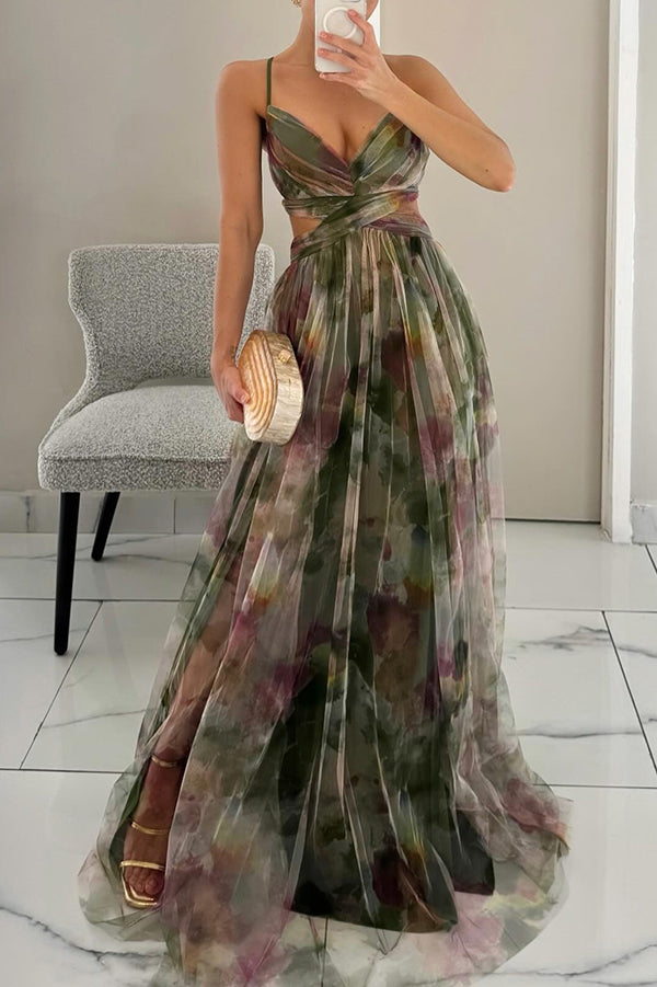 Seraphina | Women’s Elegant Pleated Maxi Dress